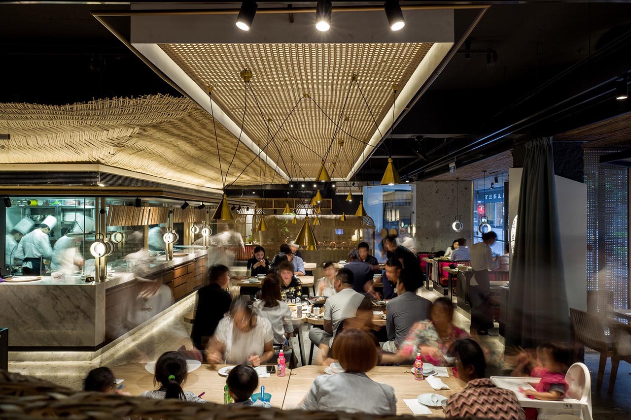 深圳新中式中餐厅设计|中餐厅餐饮空间设计案例(图5)