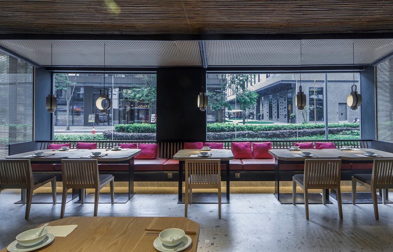 深圳新中式中餐厅设计|中餐厅餐饮空间设计案例(图3)