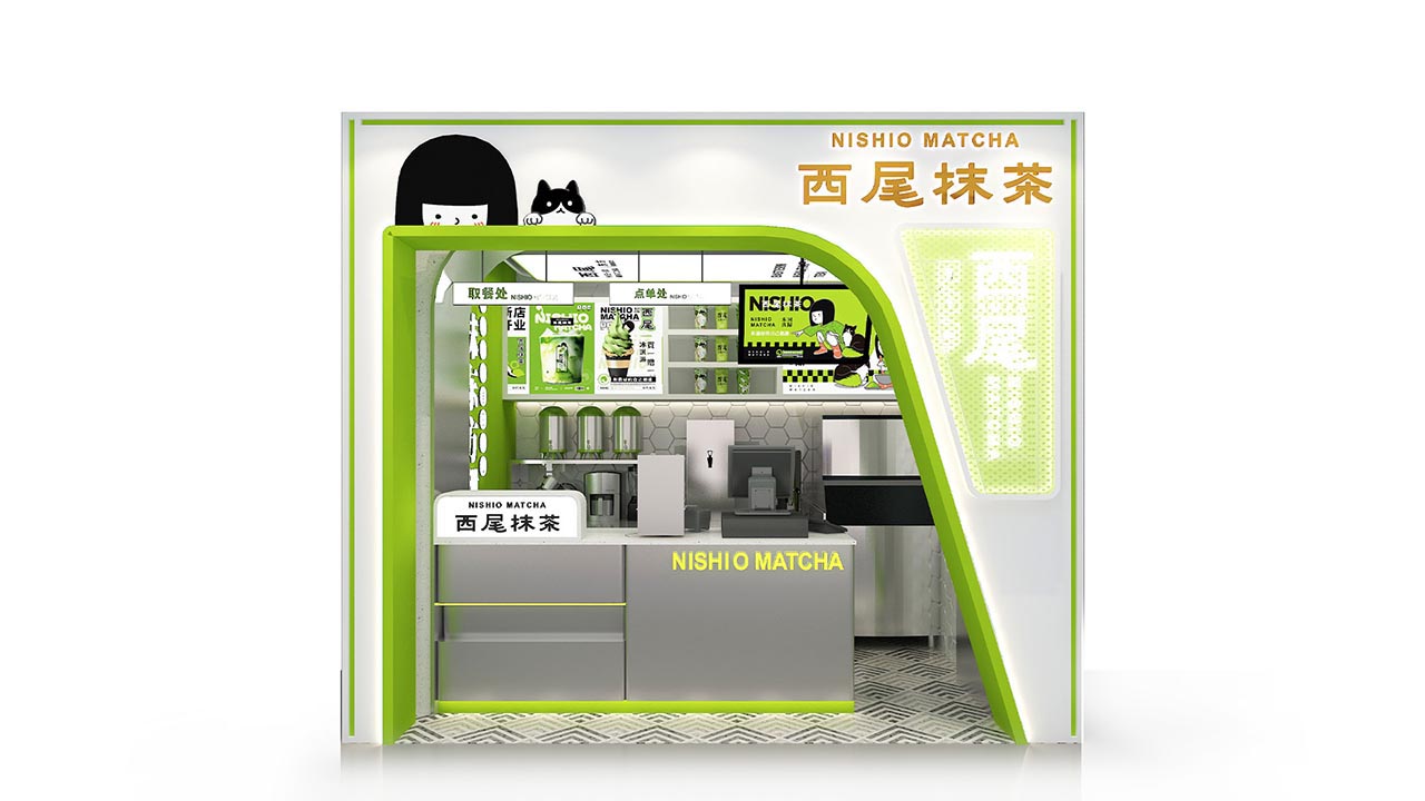 休闲茶饮品牌全案设计|日式茶饮店设计案例(图15)