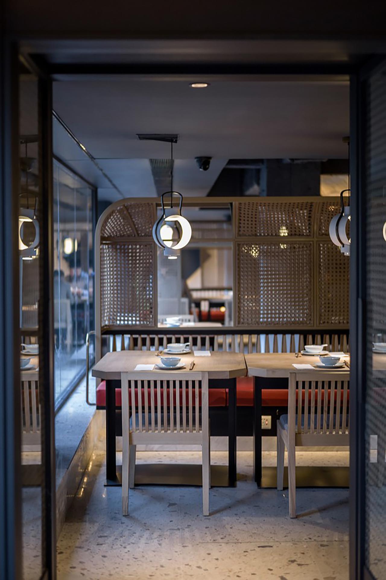深圳新中式中餐厅设计|中餐厅餐饮空间设计案例(图10)